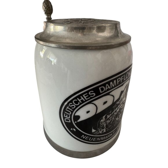 Studio Wagner Beer Stein W Pewter Lid Vintage - Picture 3 of 6